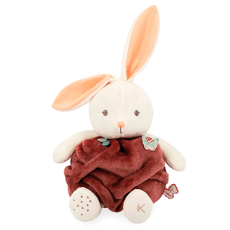 Мягкая игрушка Kaloo "Кролик Buble of Love", серия "Plume", корица, 30 см